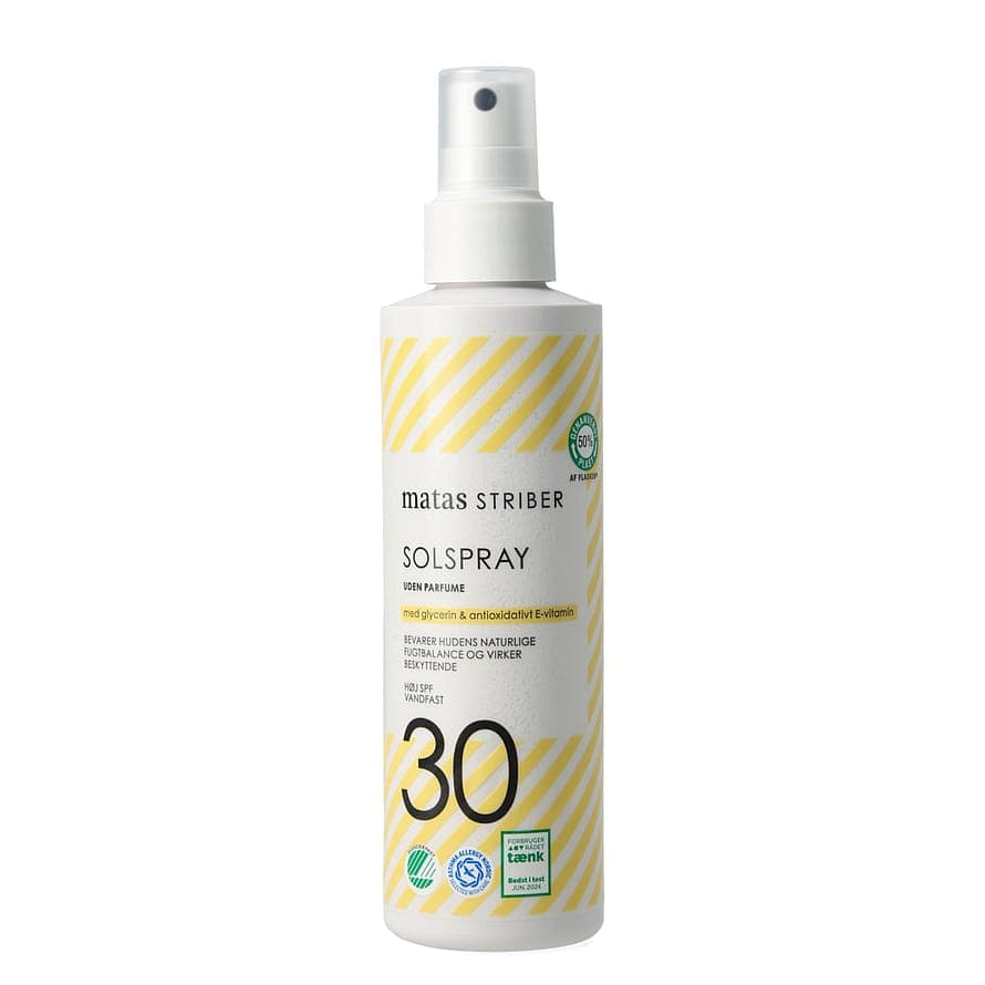 2 stk. Matas Striber Solspray SPF 30 Uden Parfume 200 ml