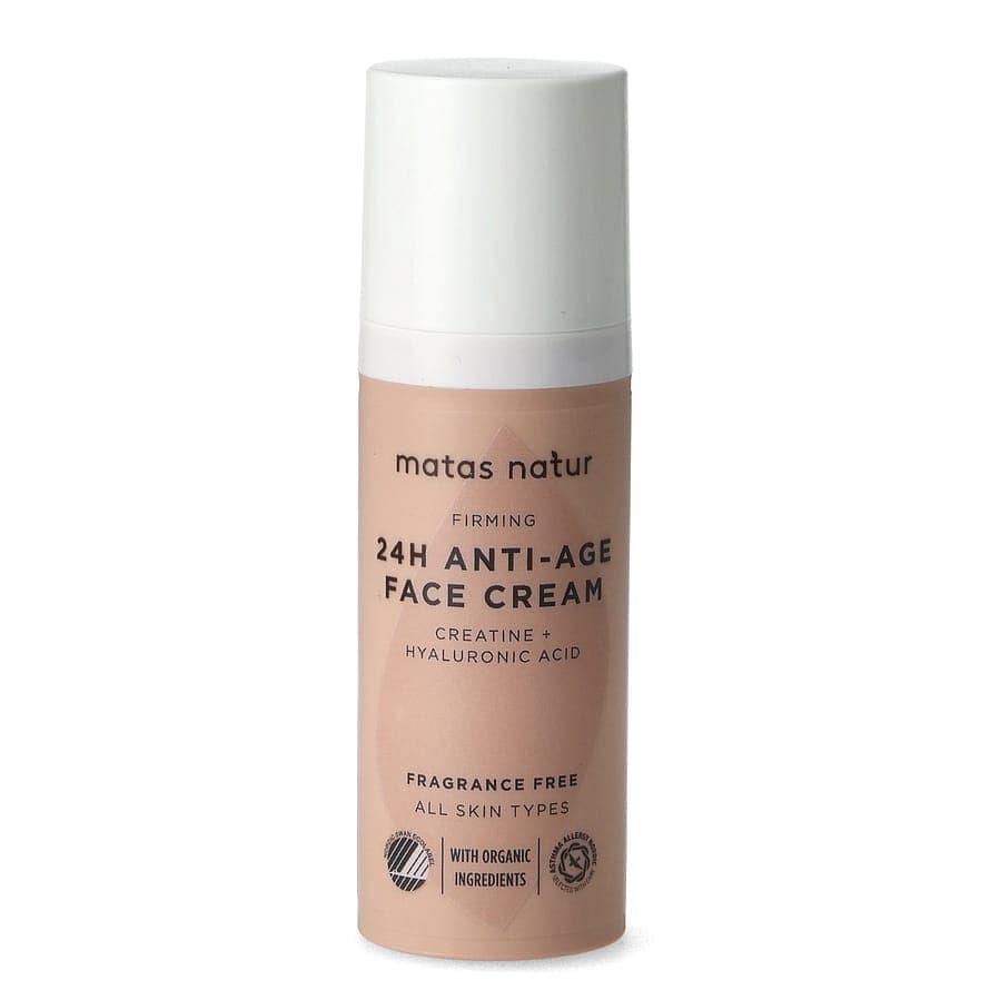 2 stk. Matas Natur Firming 24H Anti-Age Face Cream 50 ml til 188,44 kr. hos Matas